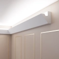 20 Meter + 4 Innenecken moderne Stuckleisten für indirekte Beleuchtung OL-5